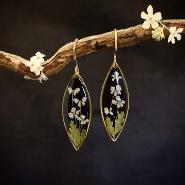 Vintage natur-øreringe