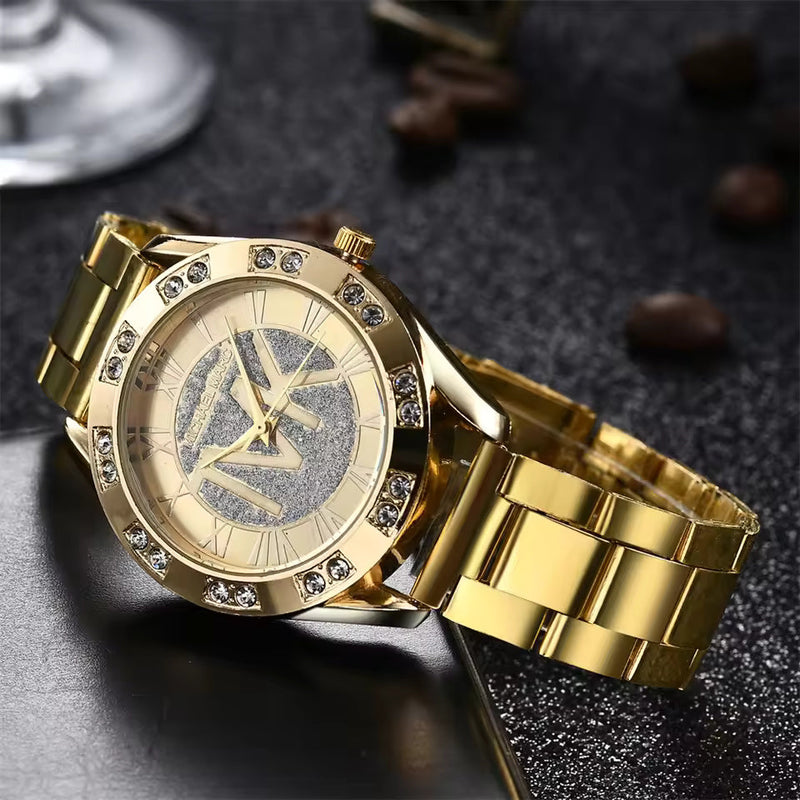 Prestige Gold Bracelet Quartz Watch Tvklogo Edition
