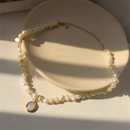 Moonstone Pearl vedhæng