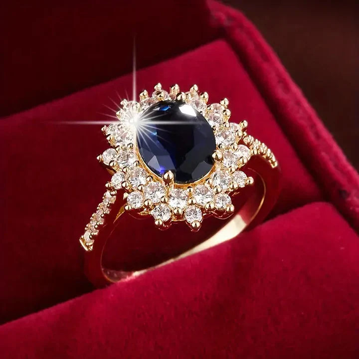 Vionne Gemstone Gold Ring