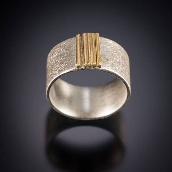 Fin vintage guldbelagt ring